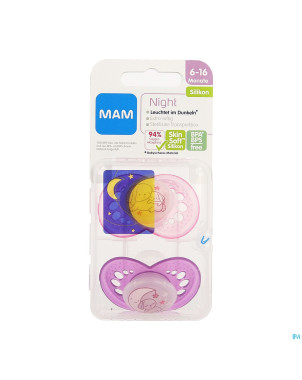 Mam sucette night +6m fille