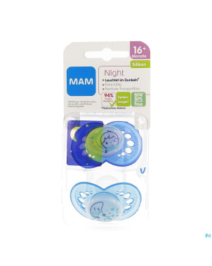 Mam sucette night +16m fils