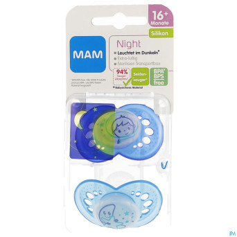 Mam sucette night +16m fils