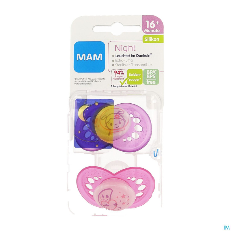 Mam sucette night +16m fille