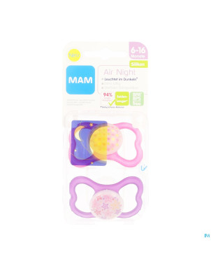 Mam sucette air night +6m fille