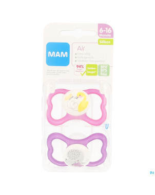 Mam sucette air night +6m fille