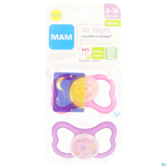 Mam sucette air night +6m fille