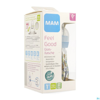 Mam biberon verre feel good 170ml fils