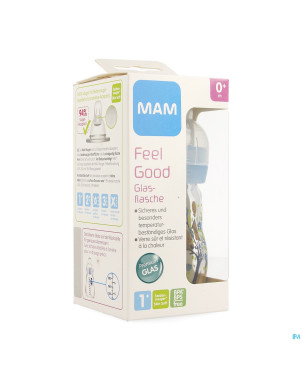 Mam biberon verre feel good 170ml fils