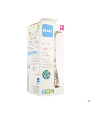 Mam biberon verre feel good 260ml unisexe