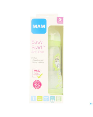 Mam biberon easy start a/colique 260ml unisex