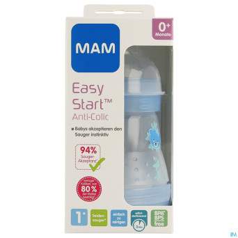 Mam biberon easy start a/colique 320ml unisexe