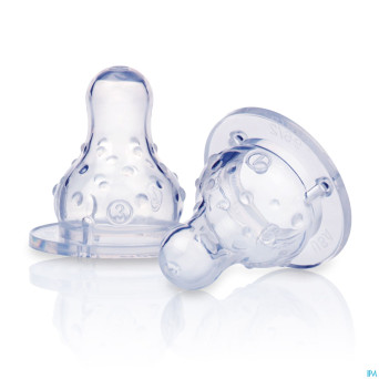 Nuby cl tetine remplacement softflex lent +0m