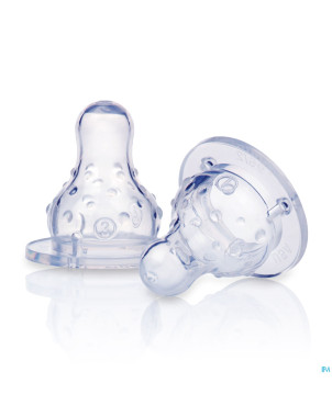 Nuby cl tetine remplacement softflex lent +0m