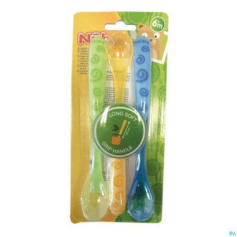 Nuby cl cuillere thermosensensible +6m