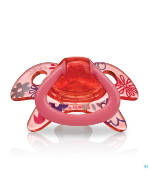 Nuby cl geo sucette ortho 0-6m bleu