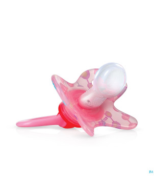 Nuby cl geo sucette ortho 6-18m bleu