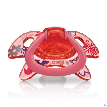 Nuby cl geo sucette ortho 6-18m bleu