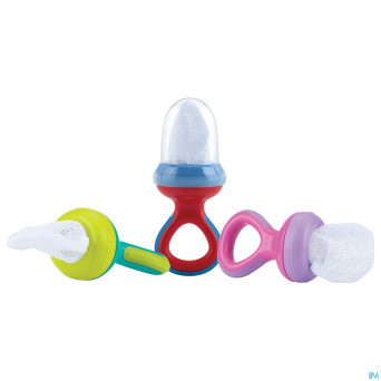 Nuby cl grignoteur +6m bleu