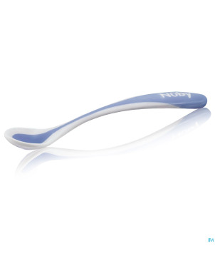 Nuby cl cuillere thermosensensible +3m bleu 2