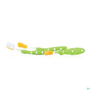 Nuby cl set brosse dents +3m blauw 3
