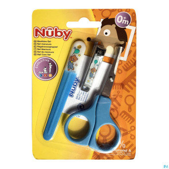 Nuby cl manicure set blauw