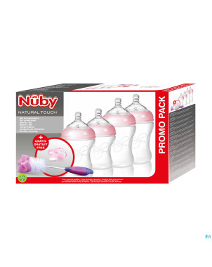 Nuby nt set nouveau ne rose