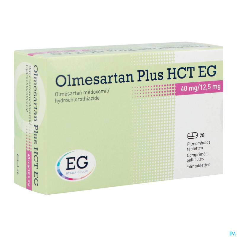 Olmesartan plus hct eg 40mg/12,5mg comp pell  28