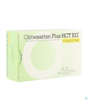 Olmesartan plus hct eg 40mg/12,5mg comp pell  28
