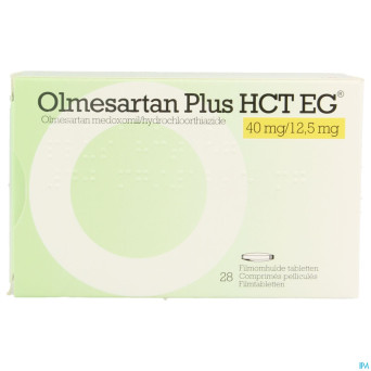 Olmesartan plus hct eg 40mg/12,5mg comp pell  28