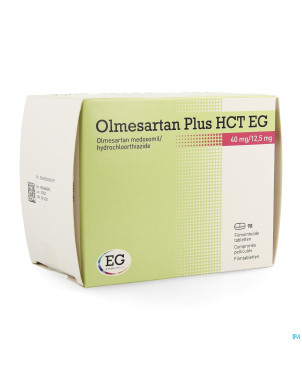 Olmesartan plus hct eg 40mg/12,5mg comp pell  98