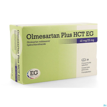 Olmesartan plus hct eg 40mg/25,0mg comp pell  28