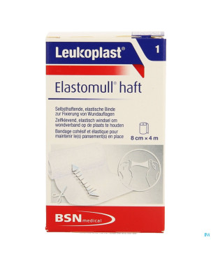 Elastomull haft 8cmx4m 1 leukoplast