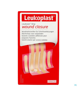Leukosan strip natur. 6x6x38mm+3x6x75mm leukoplast