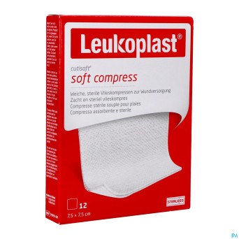 Cutisoft 7,5cmx7,5cm 12  leukoplast