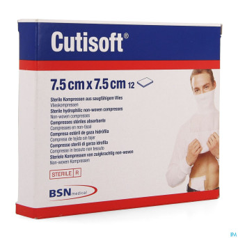 Cutisoft 7,5cmx7,5cm 12  leukoplast