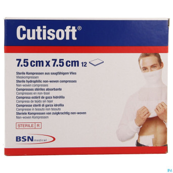 Cutisoft 7,5cmx7,5cm 12  leukoplast