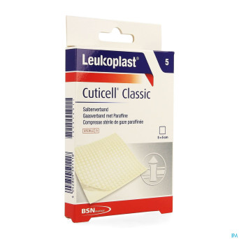 Cuticell classic 5cmx5cm 5 leukoplast