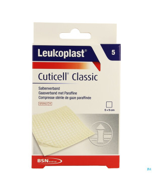 Cuticell classic 5cmx5cm 5 leukoplast