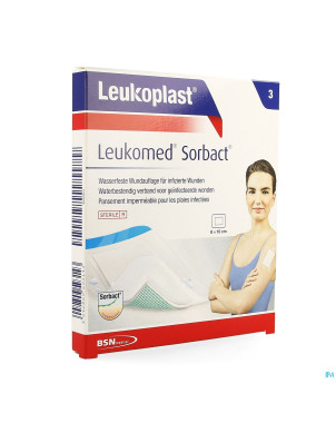 Leukomed sorbact 8cmx10cm 3    leukoplast