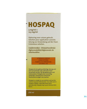Hospaq 5mg/ml + 0,5mg/ml sol cutanee  1x250ml