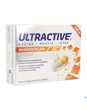 Ultractive magnesium 630mg comp  30