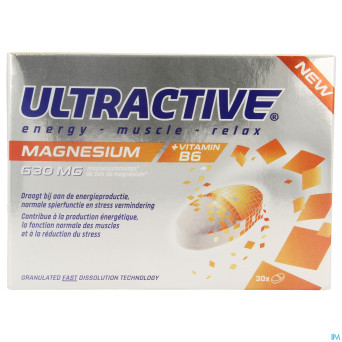 Ultractive magnesium 630mg comp  30