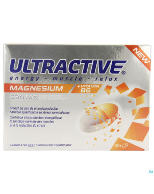 Ultractive magnesium 630mg comp  30