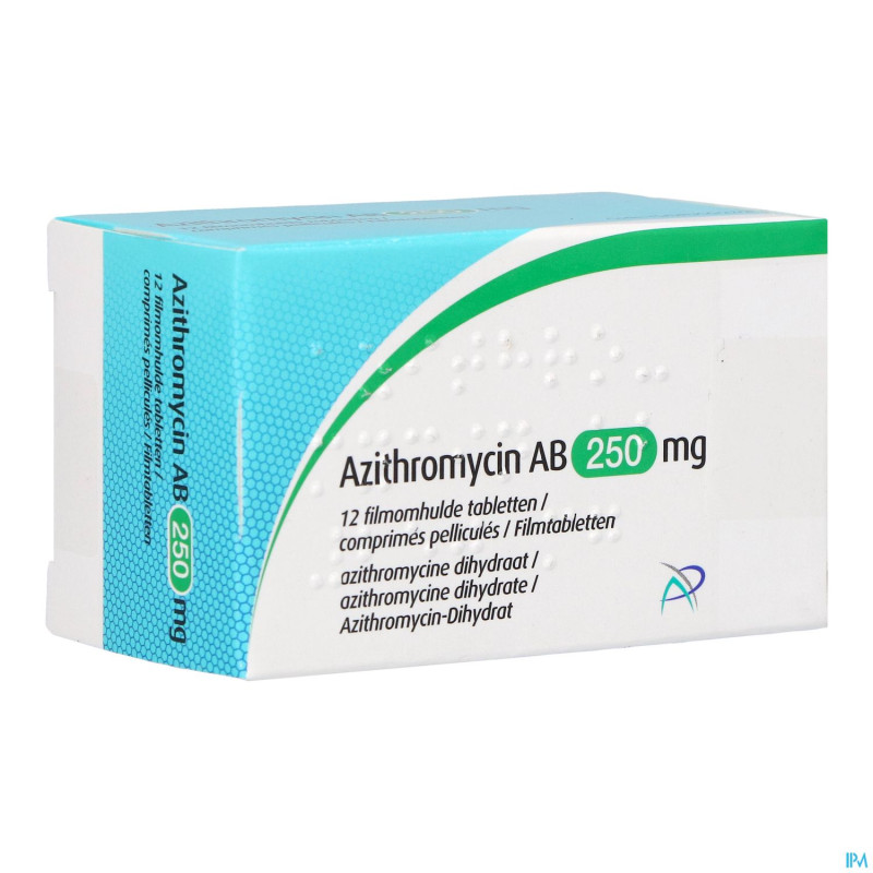 Azithromycin ab 250mg comp pell 12 x 250mg