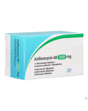 Azithromycin ab 250mg comp pell 12 x 250mg