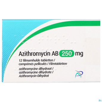 Azithromycin ab 250mg comp pell 12 x 250mg