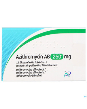 Azithromycin ab 250mg comp pell 12 x 250mg