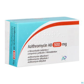 Azithromycin ab 500mg comp pell  6 x 500mg