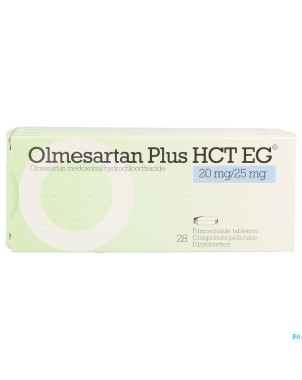 Olmesartan plus hct eg 20mg/25,0mg comp pell  28
