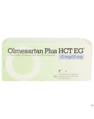 Olmesartan plus hct eg 20mg/25,0mg comp pell  98