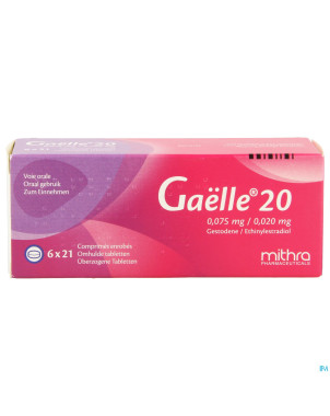 Gaelle 20 comp  6 x 21