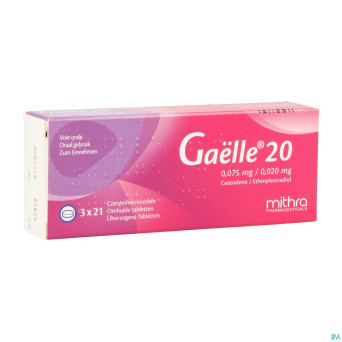 Gaelle 20 comp  3 x 21