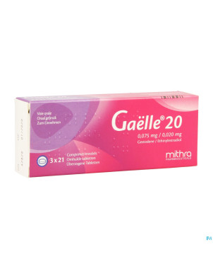 Gaelle 20 comp  3 x 21